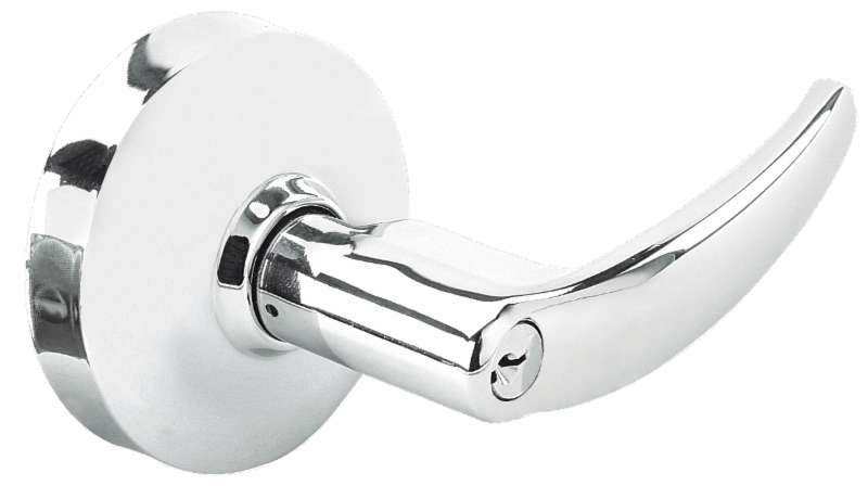 Cal-Royal AT/AUG/DAN/LOC/TAC Lever Trim For 9800/2200/7700 Exit Device,Finish-Satin Chrome