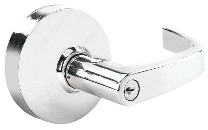 Cal-Royal SPA Design Lever Trim for 9800, 2200, 7700 Exit Device Series, Finish-Satin Chrome