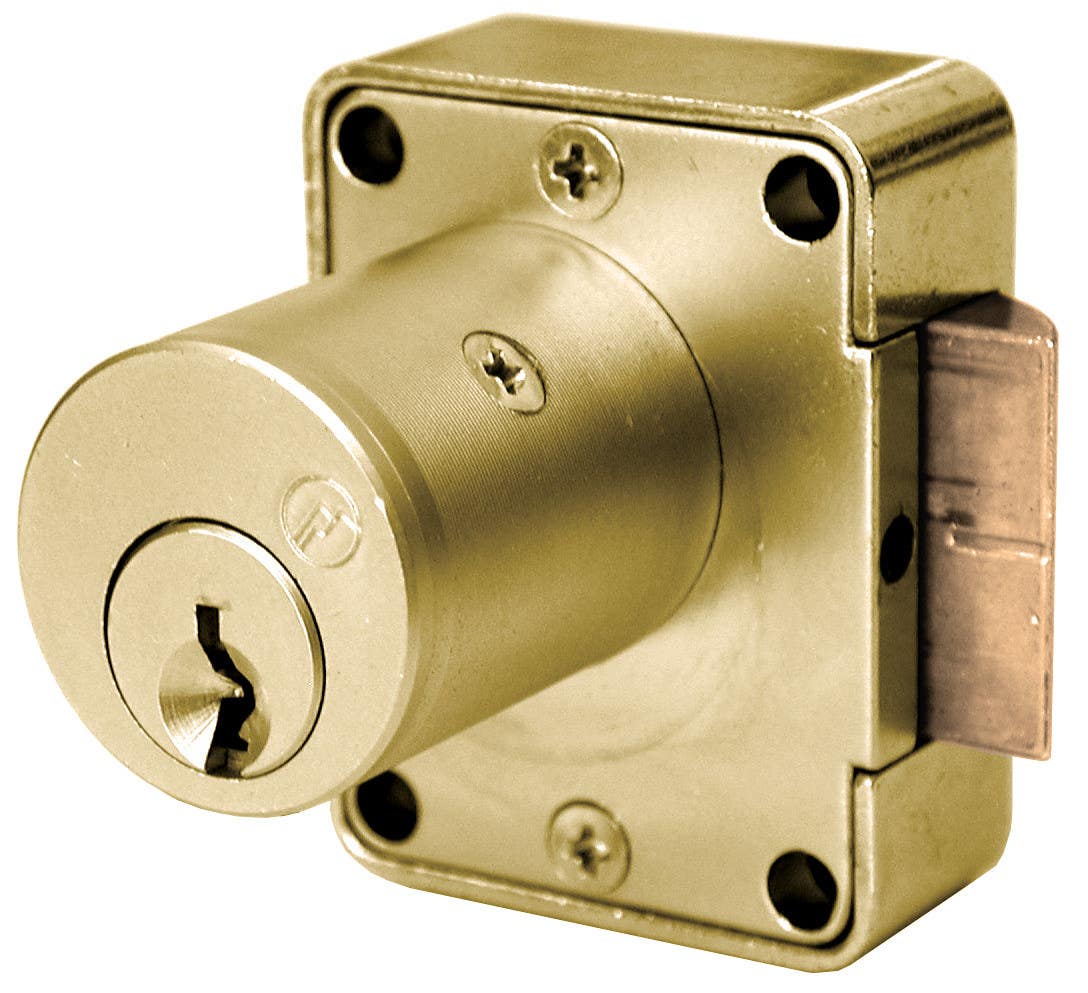 Olympus 997 Door Latch Lock, Satin Chrome