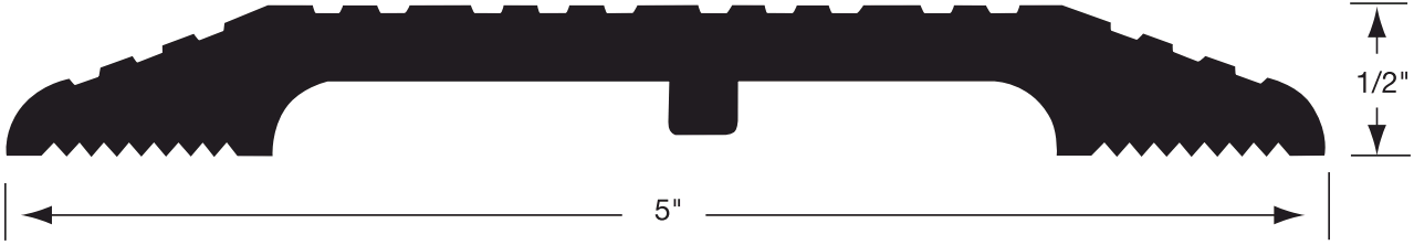 Reese HD5 Thresholds, Saddle, 5" x 1/2"