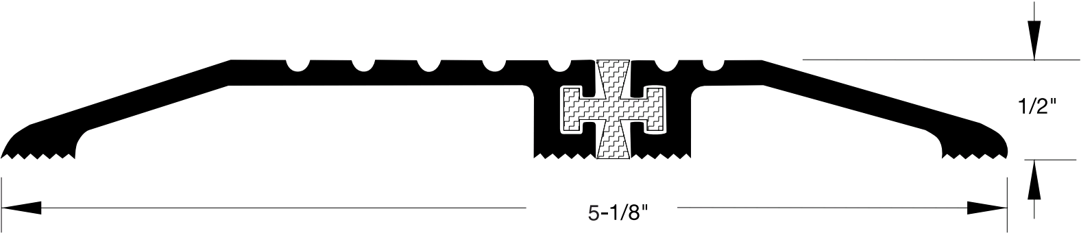 Reese S47 Thresholds, Saddle, Thermal Break