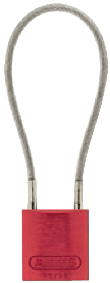 Abus 72/30CAB B Anodized Aluminum Body Padlock w/ Cable