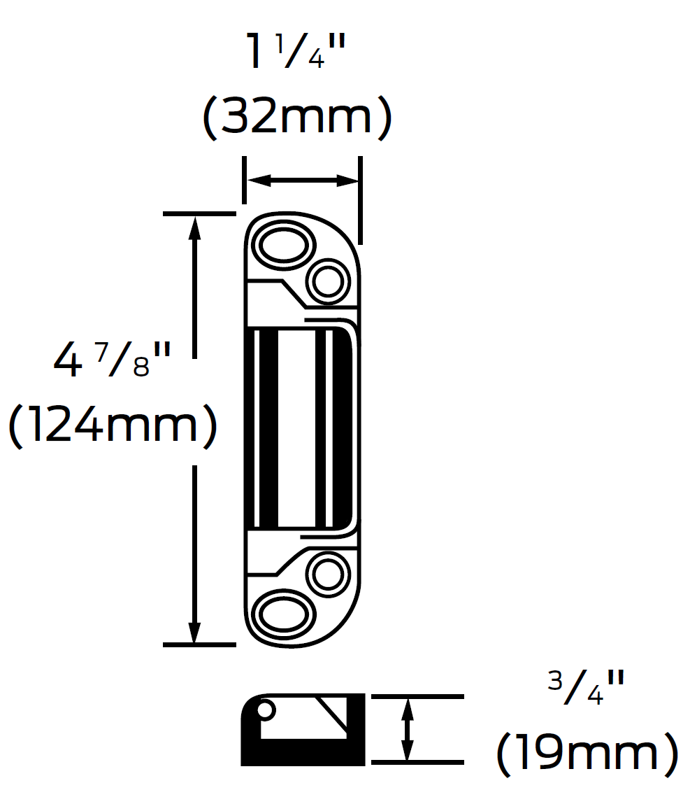 Von Duprin 267 Strike Package for 2670 Series Panic Device