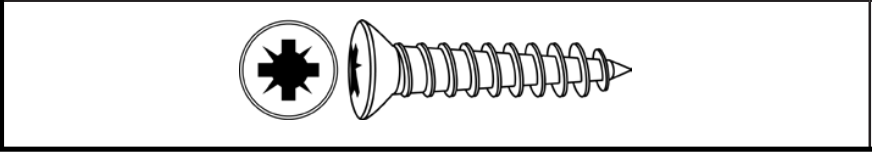 Cal-Royal 3D-SCREWS Extra Mounting Screws ,Size: 1 3/16" x 10" for 3D Invisible Hinges