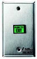 Alarm Controls TS-7 Request to Exit Station w/ Rectangular Push Button