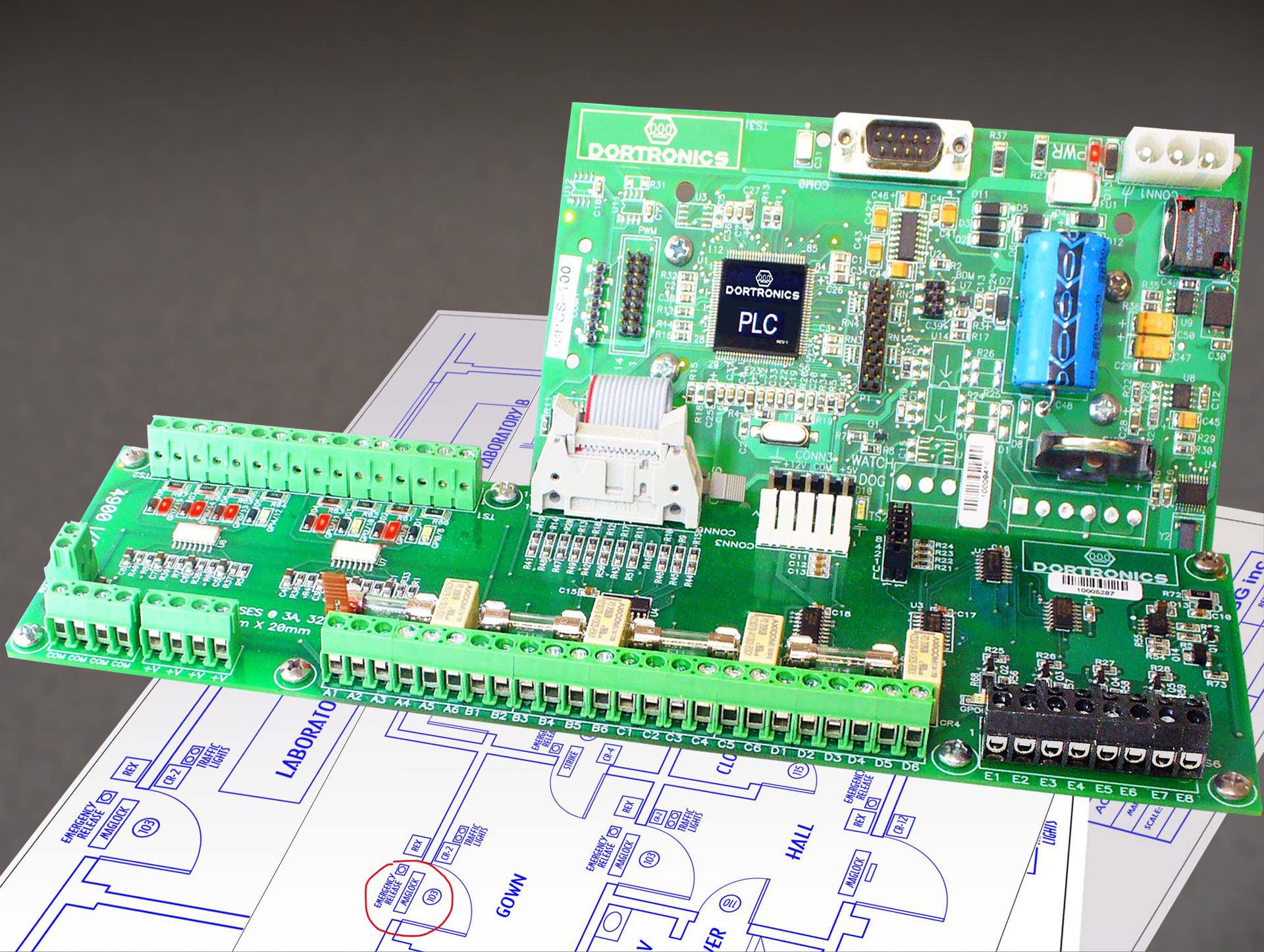 Dortronics 4900 Series PLC Mantrap Controller, 1 Room