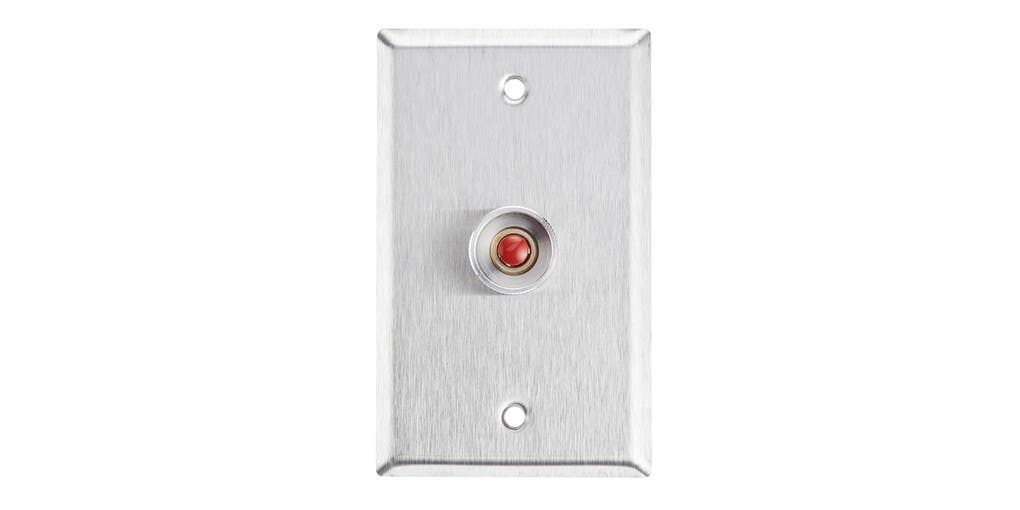 Alarm Controls RP-26 Remote Wall Plate w/ Push Button