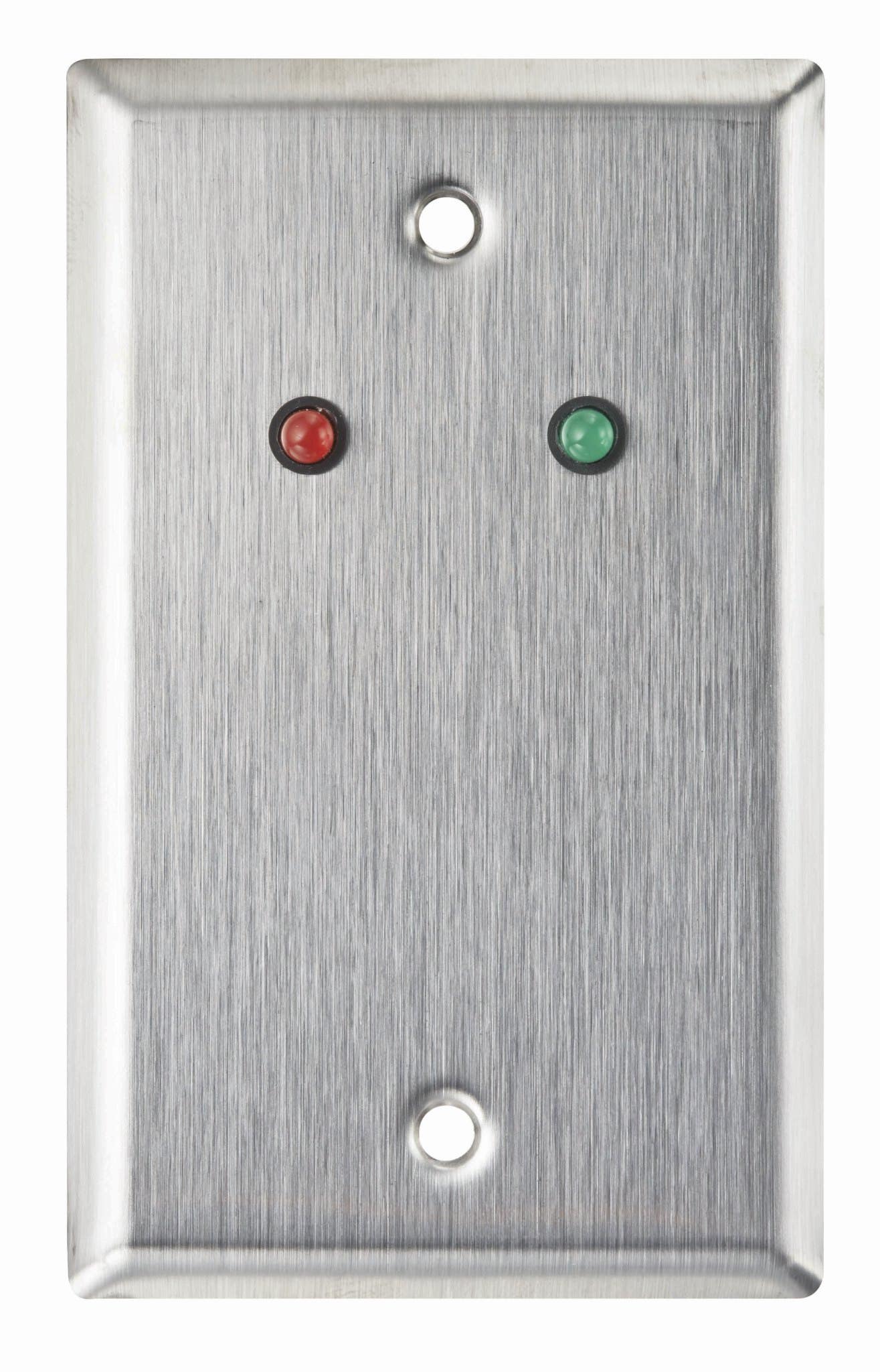Alarm Controls RP-09 Single Gang Remote Wall Plate, Red & Green LEDs