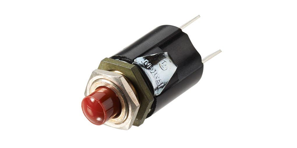 Alarm Controls K-13 N/O Momentary Red Push Button Swicth