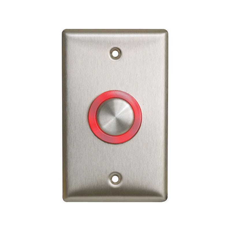 Camden Door Control CM-9600/9610 Series Illuminated Piezo Electric Push/Exit Switch