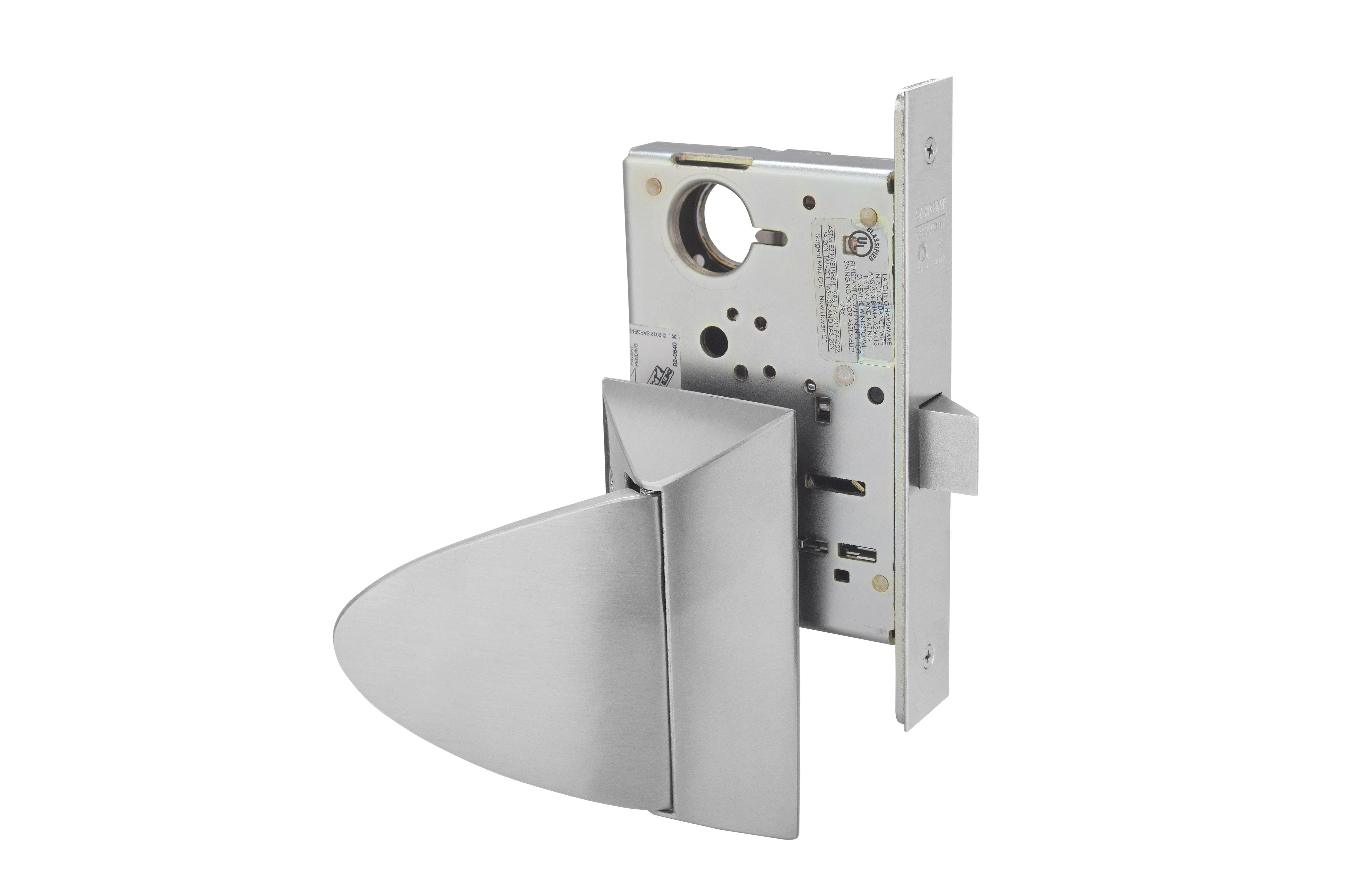 Sargent 8200 Mortise Lock w/ Push/Pull (ALP) Trim, Finish-Satin Stainless Steel
