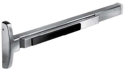 Sargent 8400 Narrow Stile Concealed Vertical Rod Exit Device w/ ET Trim & Standard, Coastal, Studio Lever