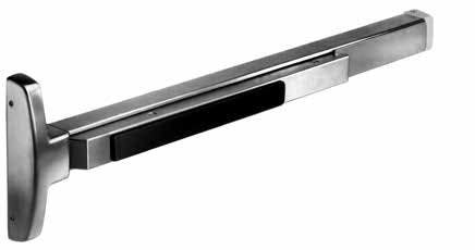 Sargent 8400 Narrow Stile Concealed Vertical Rod Exit Device 100 Series Auxiliary Control & Pull Trim