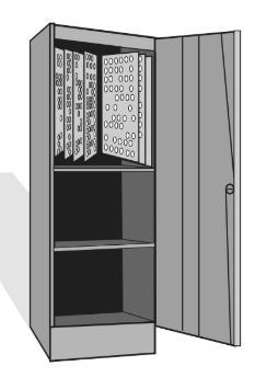 Lund 2500 Series Combo Floor Model, Key Capacity 1200-2000