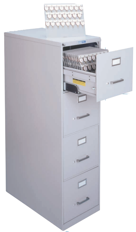 Lund 1400 Series Four Drawer Key Cabinet, Key Capacity 1610-3312
