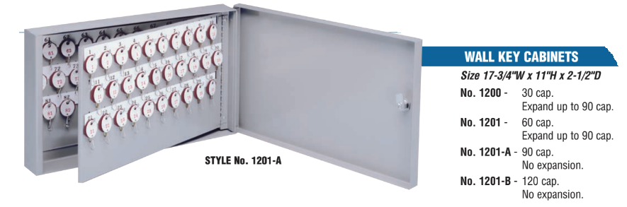 Lund 570 Small Cabinet, Key Capacity 30-120