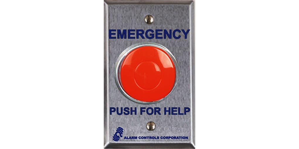 Alarm Controls PBL Latching Panic Station