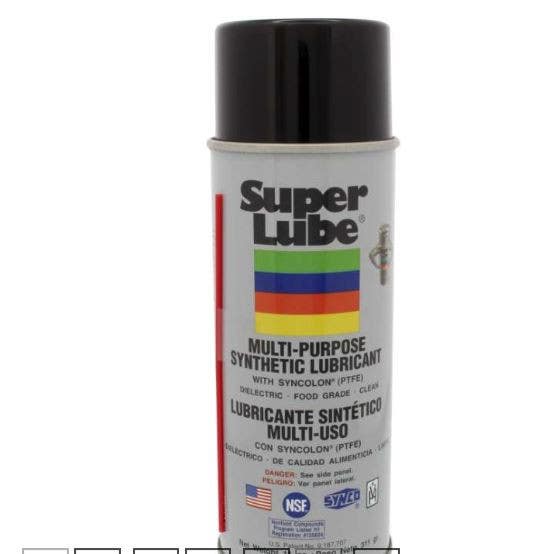 Super Lube 31110 Synco Multi-Purpose Synthetic Lubricant with Syncolon Aerosols Spray (Pkg of 12)