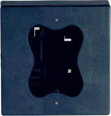Camden Door Control CM-63CBL Surface Square Mounting Box, Black Polymer (ABS) - 4-1/2" H x 4-1/2" W x 2" D