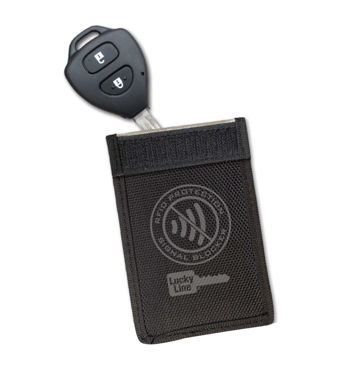 Lucky Line 91801 Signal Blocking Key Hider, Black Finish