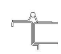 Markar FS3501 Full Surface Continuous Pin & Barrel Hinge, 1/8" Inset, Finish-Satin Stainless Steel