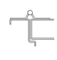 Markar FS3502 Full Surface Continuous Pin & Barrel Hinge, Finish-Satin Stainless Steel