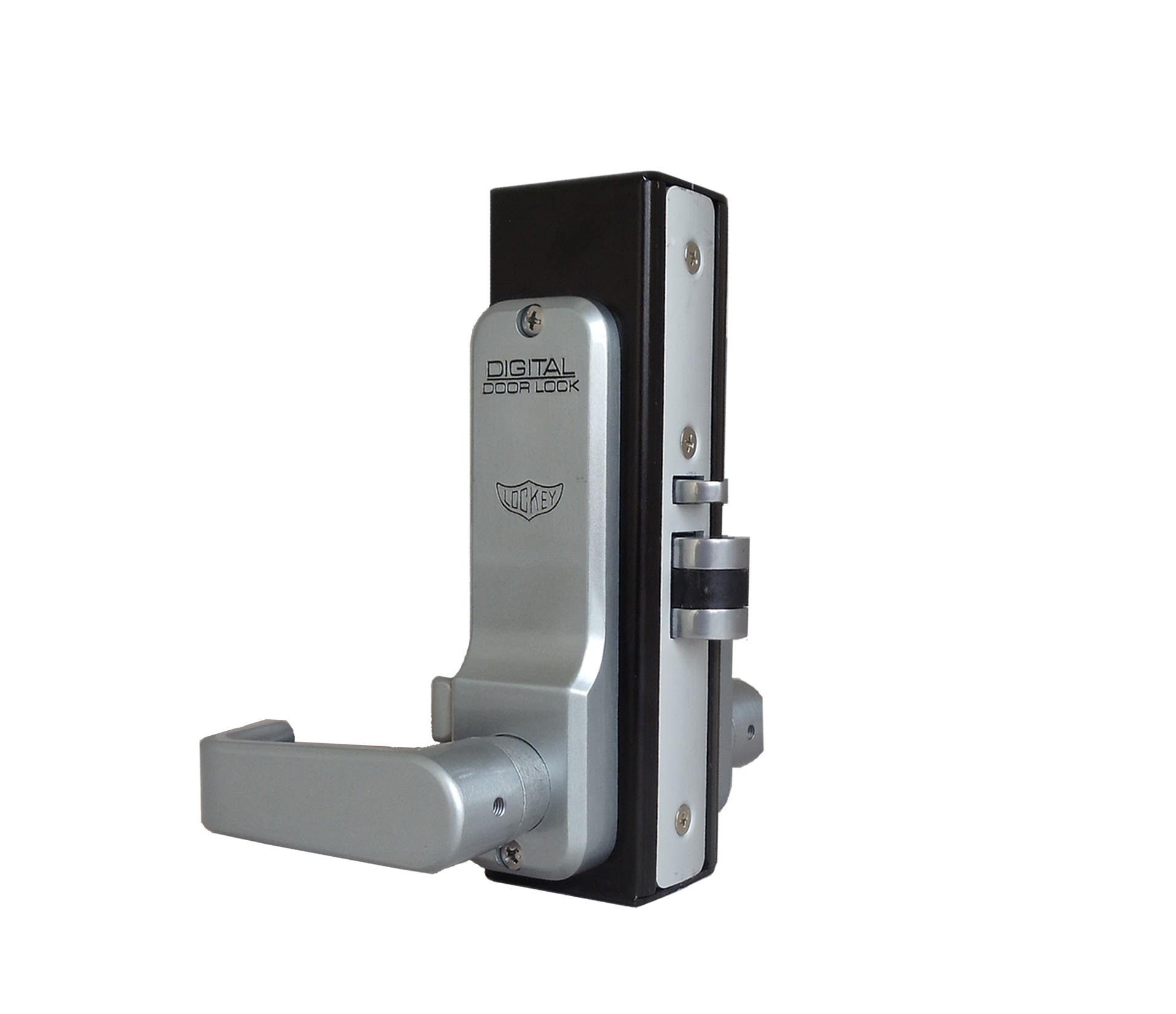 Lockey 2985 Mechanical Keyless Narrow Stile Lever Lock with Passage Function