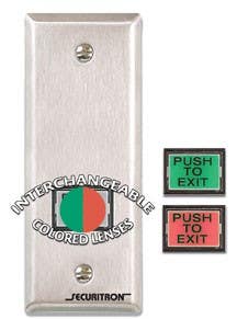 Securitron PB3 Rectangle Push Button