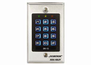 Securitron DK-12 Digital Keypad w/ Illuminated Keys