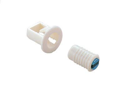 Sugatsune NB01 Magnetic Catch, Magnetic Force-1.1 Kg (2.4 lbs), Finish-White