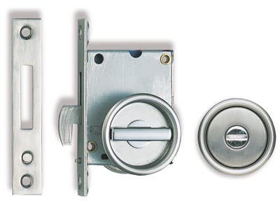 Sugatsune HC-30 Sliding Door Latch, Finish-Satin