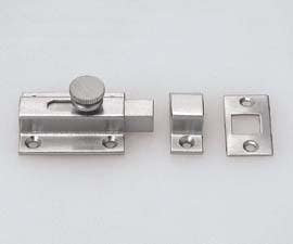 Sugatsune SBL Slide Bolt, Brass, Finish-Satin Nickel