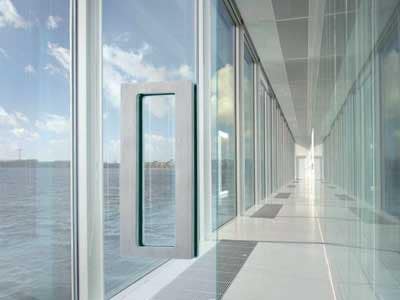 Sugatsune DSI-4020 SS Sliding Door Handle, Finish-Satin