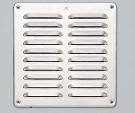 Sugatsune 1-2222 316 Stainless Steel Ventilator, Finish-Satin