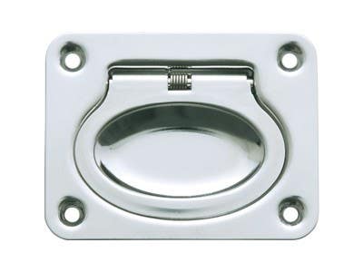 Sugatsune 980643 Cabinet Folding Ring Pull (Spring Loaded),Finish-Polished