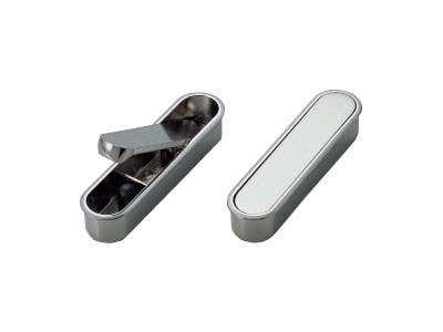 Sugatsune FH-100AM Cabinet Oval Lever Handle, Dimension-17.5 × 25 × 97 mm