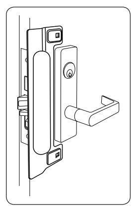 Cal-Royal LG28 Latch Guard Protector With Escutcheon Cut-out