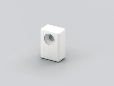Sugatsune SPN-17 End Cap for SPN-1820, Finish-White