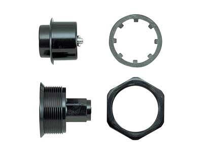 Sugatsune 251F Push Lock Fastener (Large/Flush Type), Finish-Black