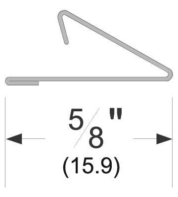 Pemko B73-96 Cushion Weatherstrip, Length-96", Mill Finish Extruded Bronze (Brass)