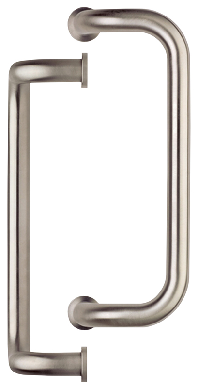 Omnia 4019 Modern Door Pull, Finish-Satin Stainless Steel