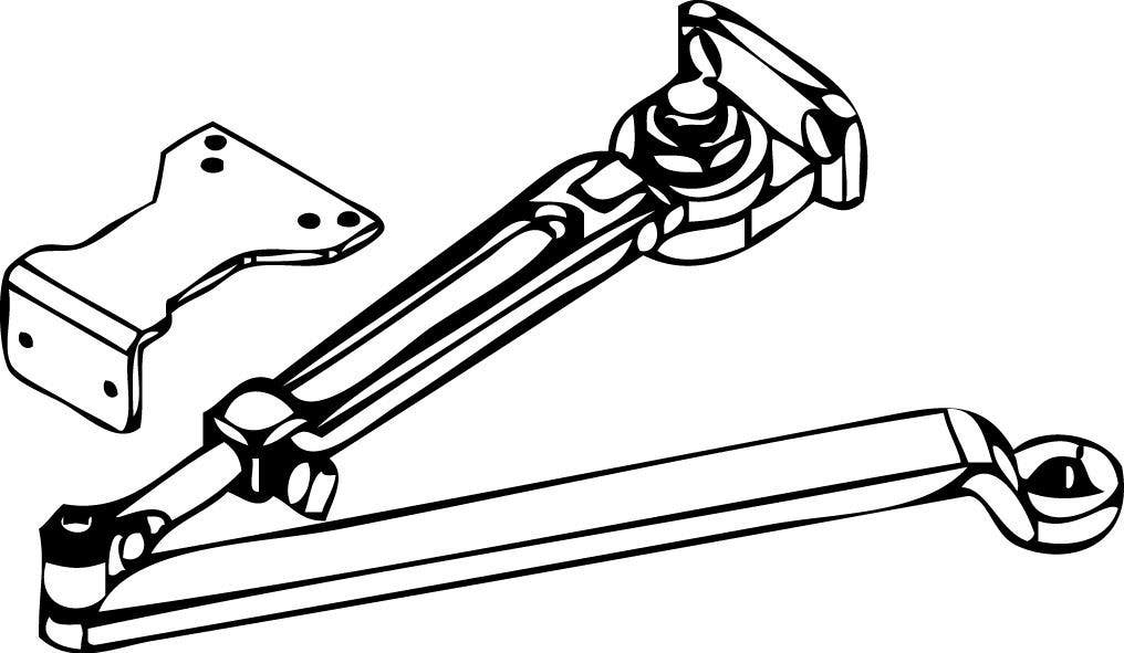 Cal-Royal 301 / 302 Hold Open Arm and Parallel Bracket
