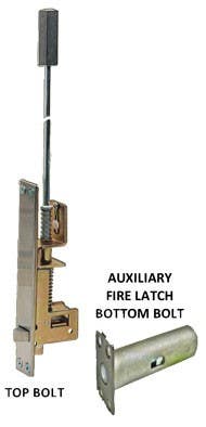 Cal-Royal AUXAUTOFLM1 Metal Door Automatic Flush with AUX Fire Latch