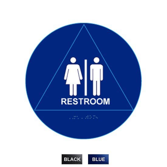 Cal-Royal UHS7 Unisex Raised and Braille 12" Circle
