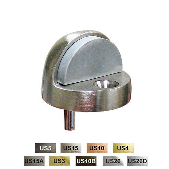 Cal-Royal DSHP18 Solid Brass Dome Stop High Profile