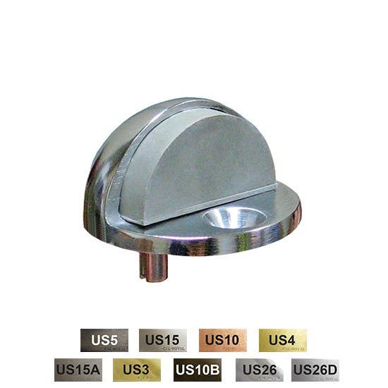 Cal-Royal DSLP4 Solid Brass Dome Stop Low Profile
