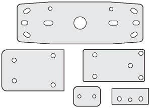Cal-Royal 912 Fire Rated Vertical Rod Shim Kit 1/8" Thick