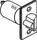 Cal-Royal 7500 Series Entrance Adjustable Dead Latch