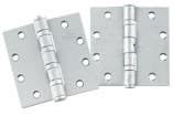 Cal-Royal RCBB454 Full Mortise, Two Ball Bearing Hinge, 4 1/2" x 4"  1/8" Radius