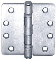 Cal-Royal BBSC33 Full Mortise Standard Weight Two Ball Bearings Hinge, 3" x 3" in Satin Stainless Steel
